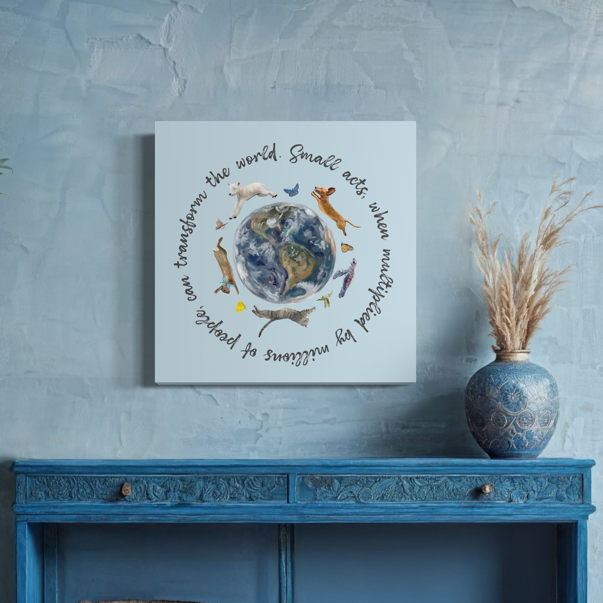 Earth Day Canvas Wrap