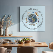 Earth Day Canvas Wrap