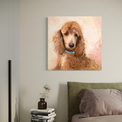 Best Friend - Fancy Apricot Poodle Canvas Wrap