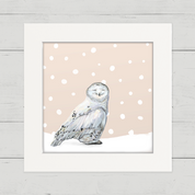 Snowy Owl 1 Happy Square