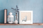 Snowy Owl 1 Happy Square
