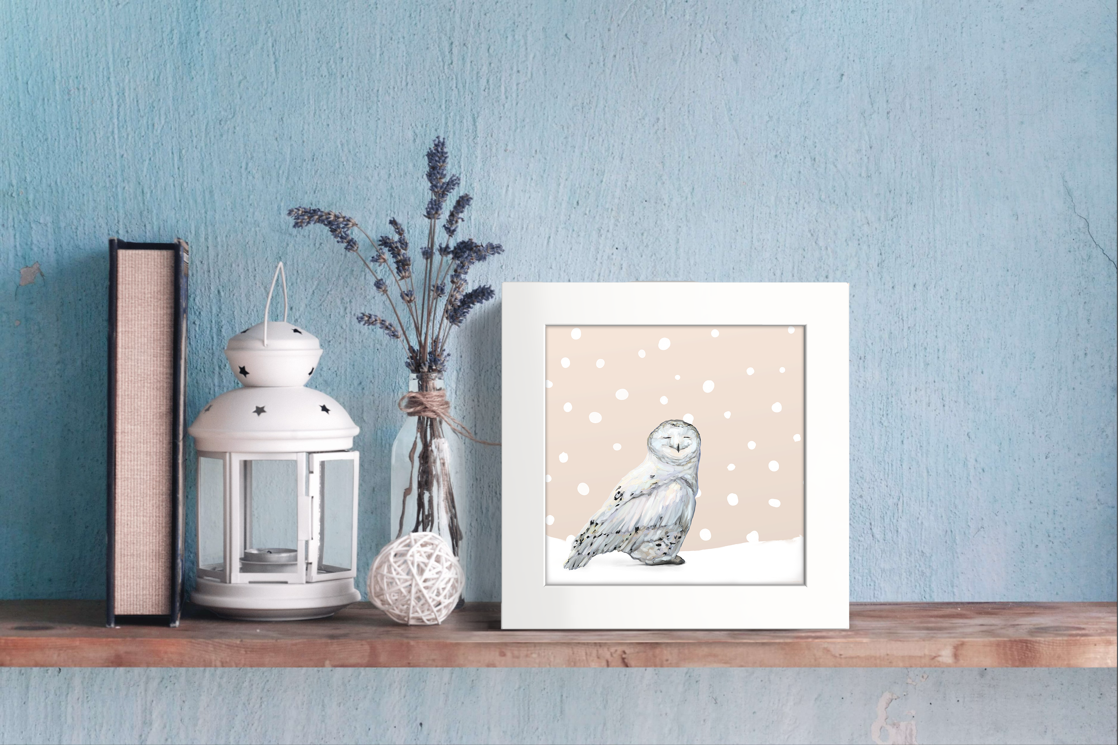 Snowy Owl 1 Happy Square