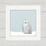 Snowy Owl 2 Happy Square