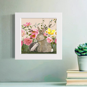 Springtime Friends - Hedgie and Bun Happy Square™