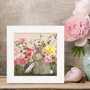 Springtime Friends - Hedgie and Bun Happy Square™
