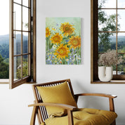 Sunflower Garden Canvas Wrap