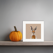 Thankful Bunny Happy Square