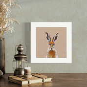 Thankful Bunny Happy Square