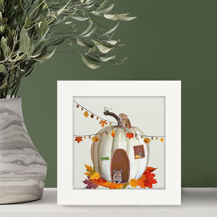 Fall - Mouse House Happy Square