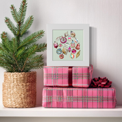 Vintage Ornaments 1 Happy Square