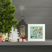 Vintage Ornaments 2 Happy Square