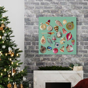 Vintage Ornaments 2 Canvas Wrap