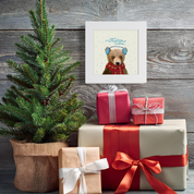 Warm Winter Wishes Happy Square