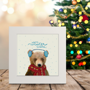 Warm Winter Wishes Happy Square