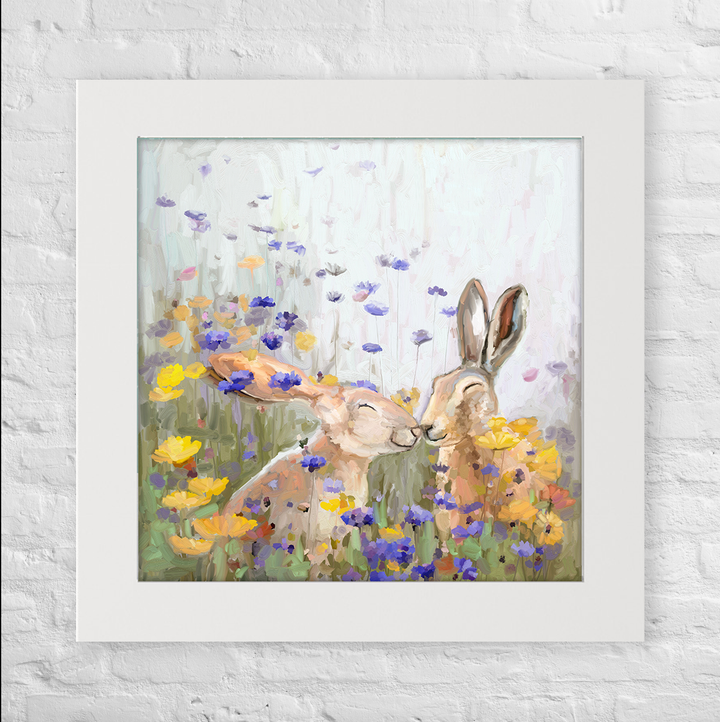 Wildflower Bunnies Happy Square™