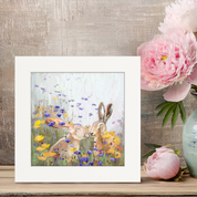 Wildflower Bunnies Happy Square™