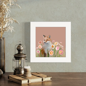 Wildflower Fox Happy Square™