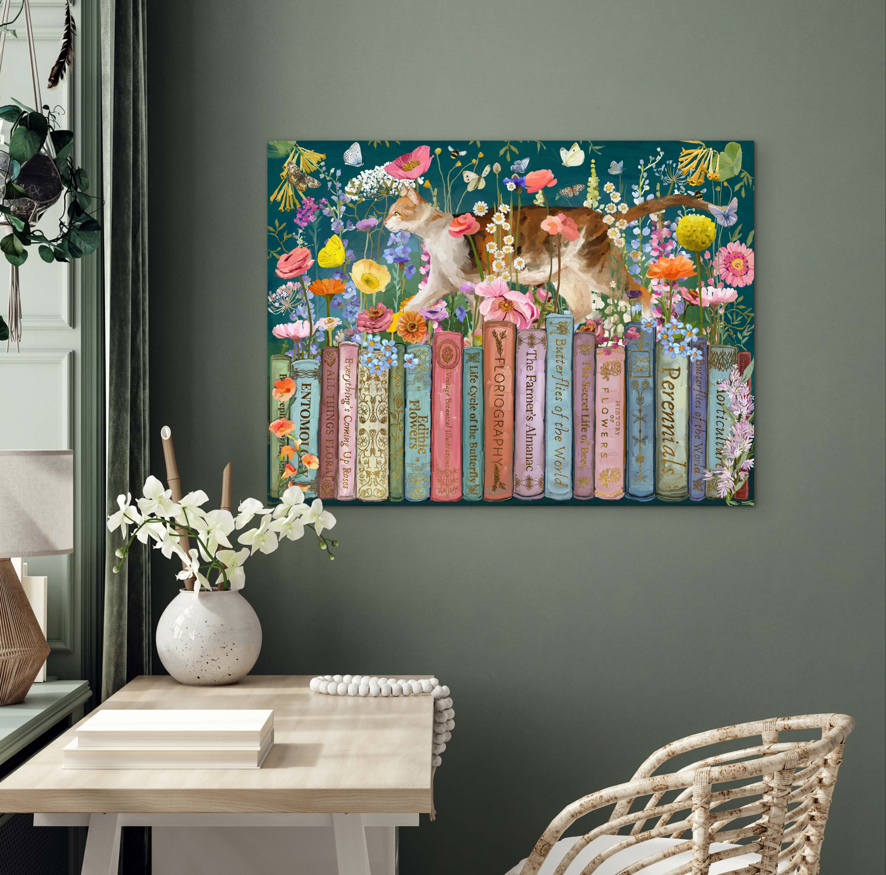 Wildflower Books Canvas Wrap