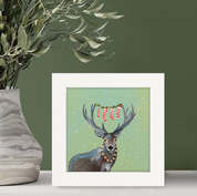 Wondrous Deer Happy Square