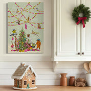 Woodland Party Canvas Wrap