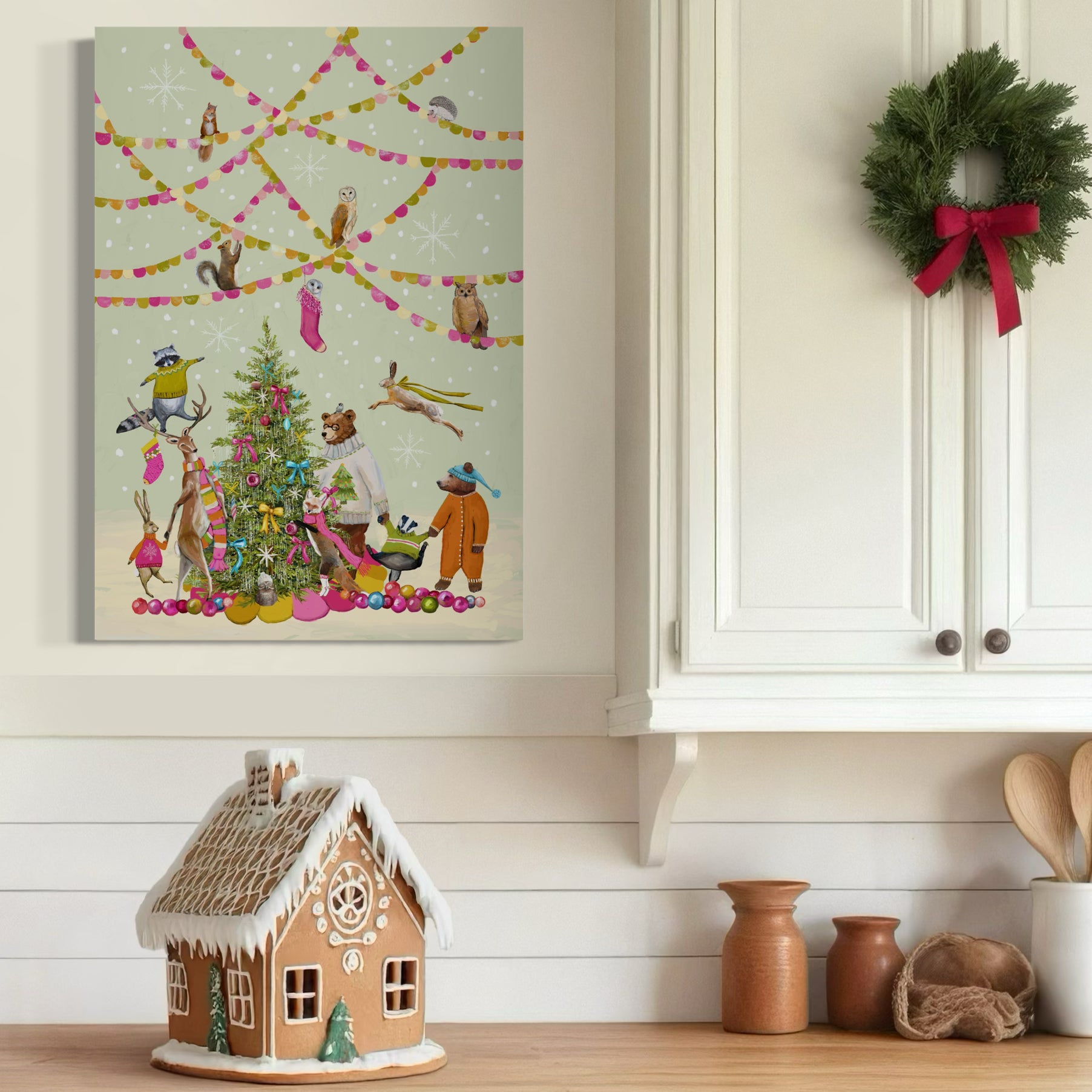 Woodland Party Canvas Wrap