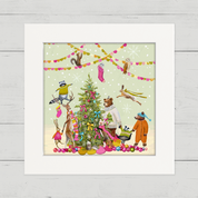 Woodland Party Happy Square