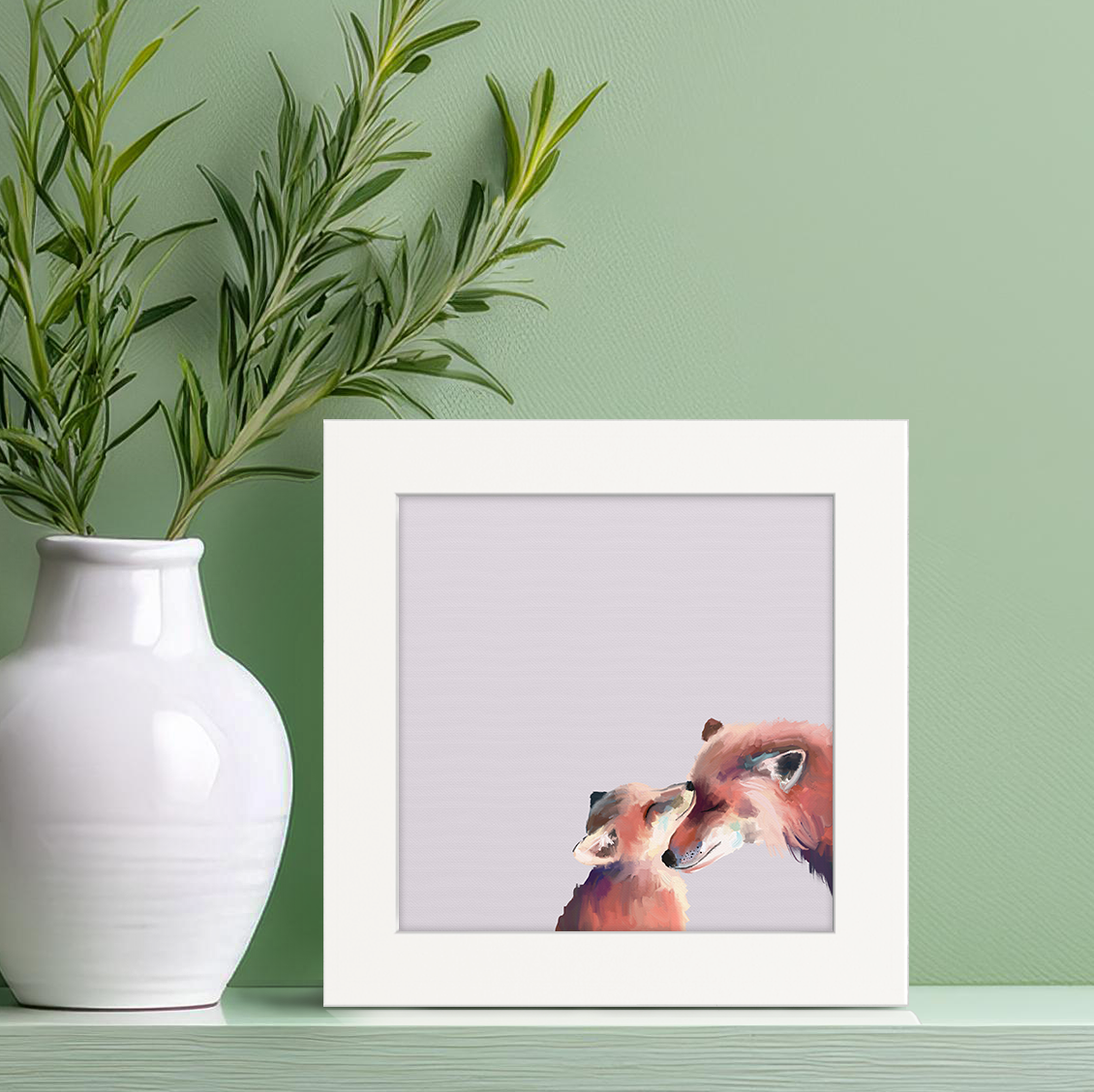 You and Me Fox Happy Square