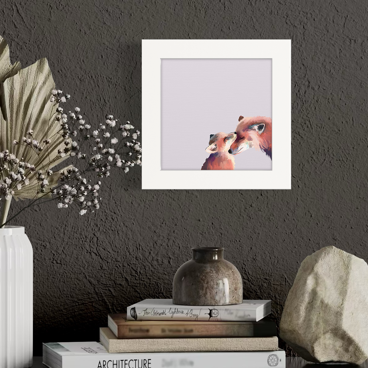 You and Me Fox Happy Square