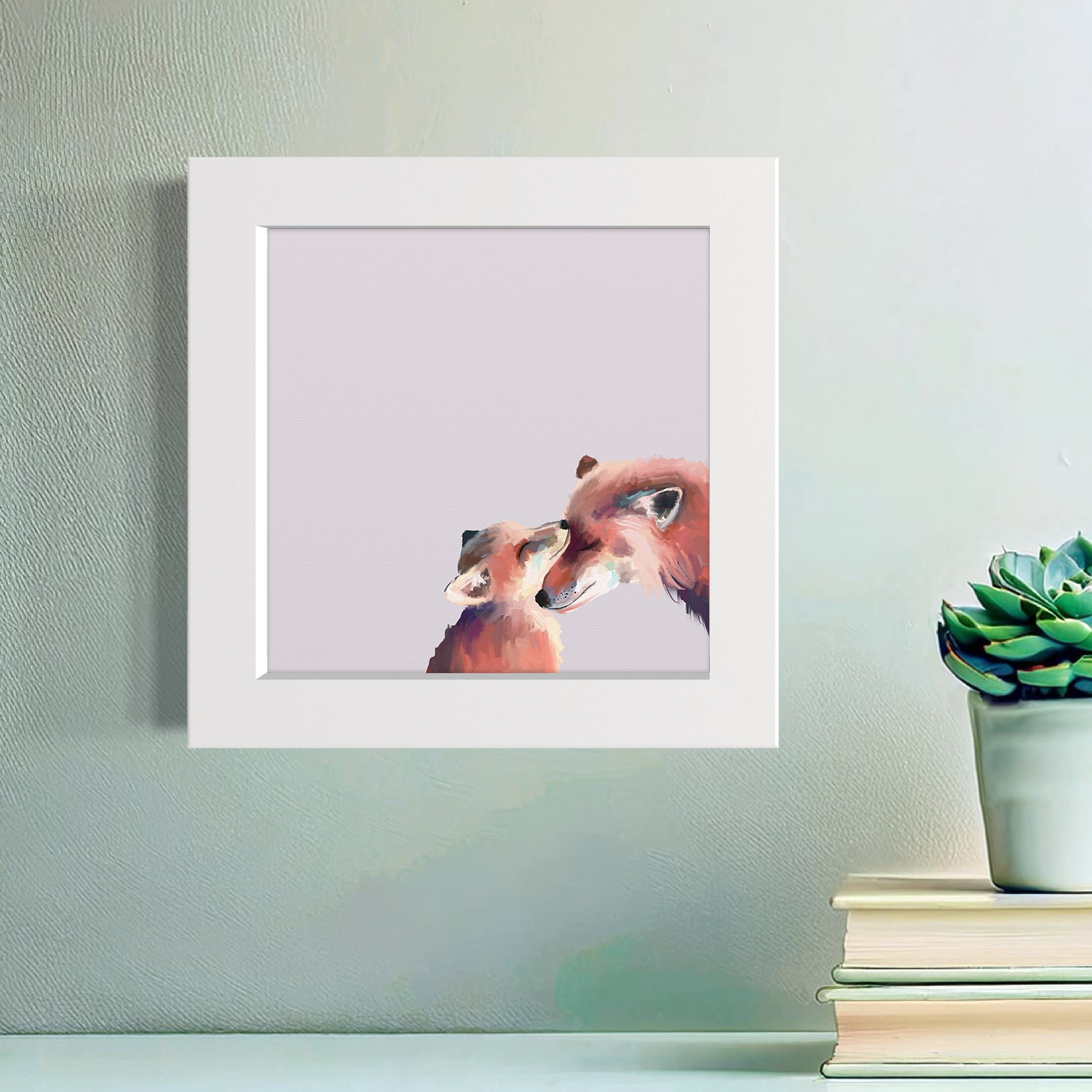 You and Me Fox Happy Square