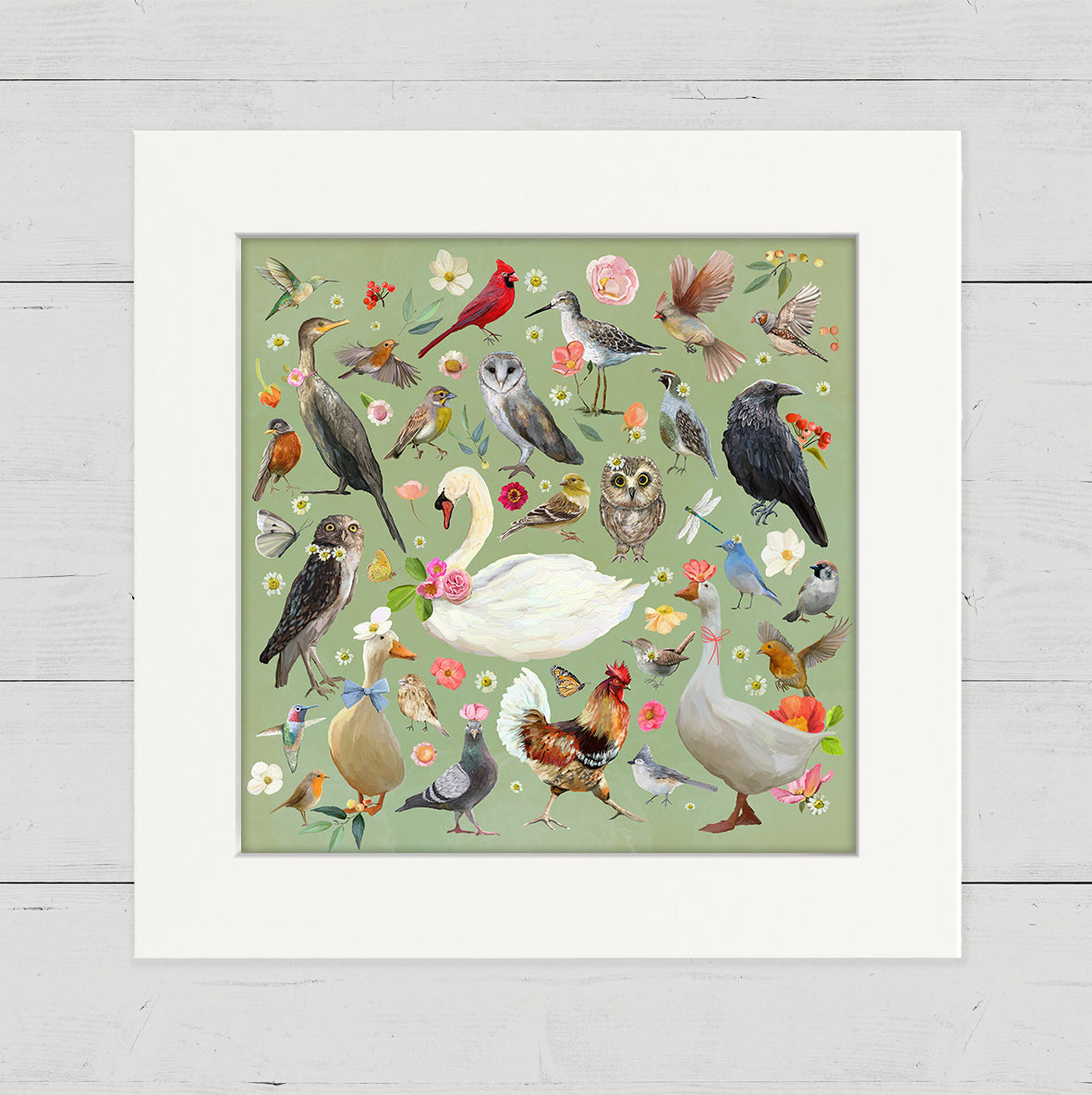 All the Birds Happy Square