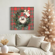 A Very Merry Hedgehog Canvas Wrap