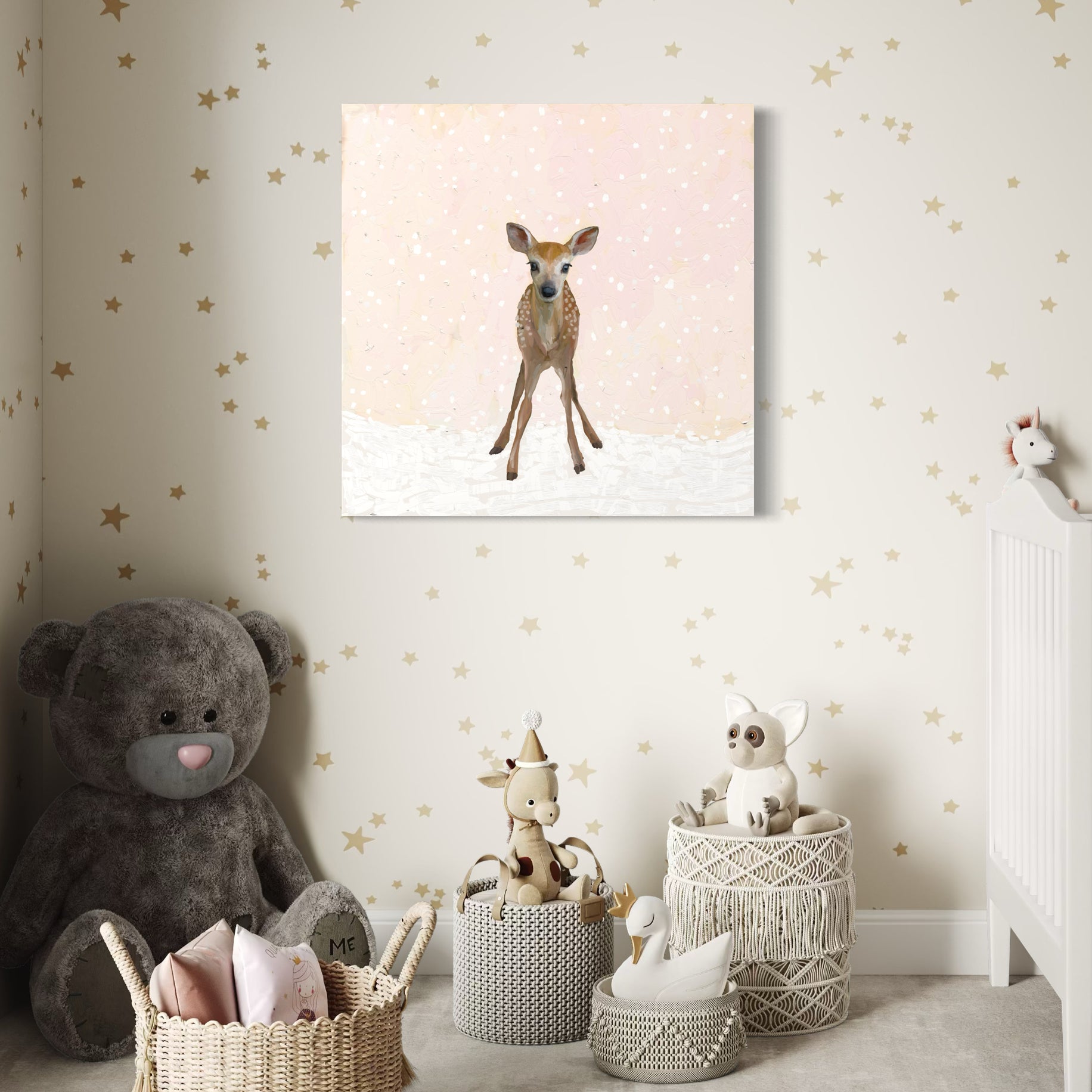 Baby Deer Canvas Wrap