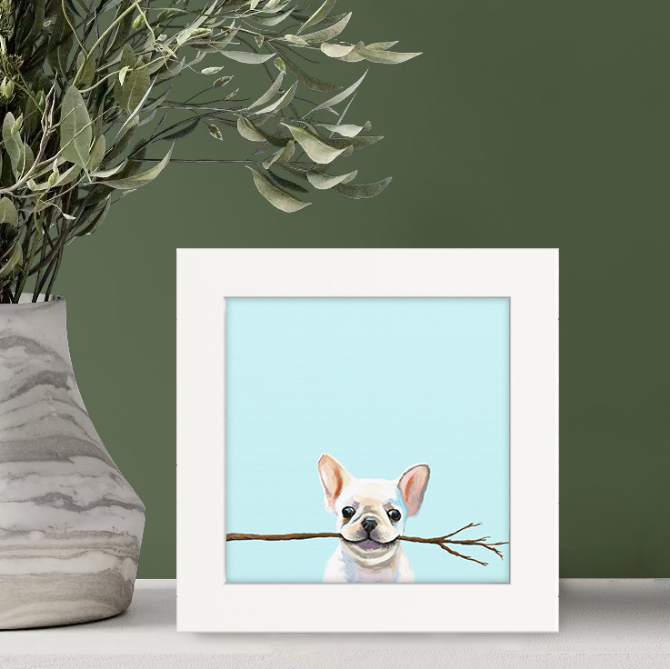 Best Friend - Frenchie Fetch Happy Square
