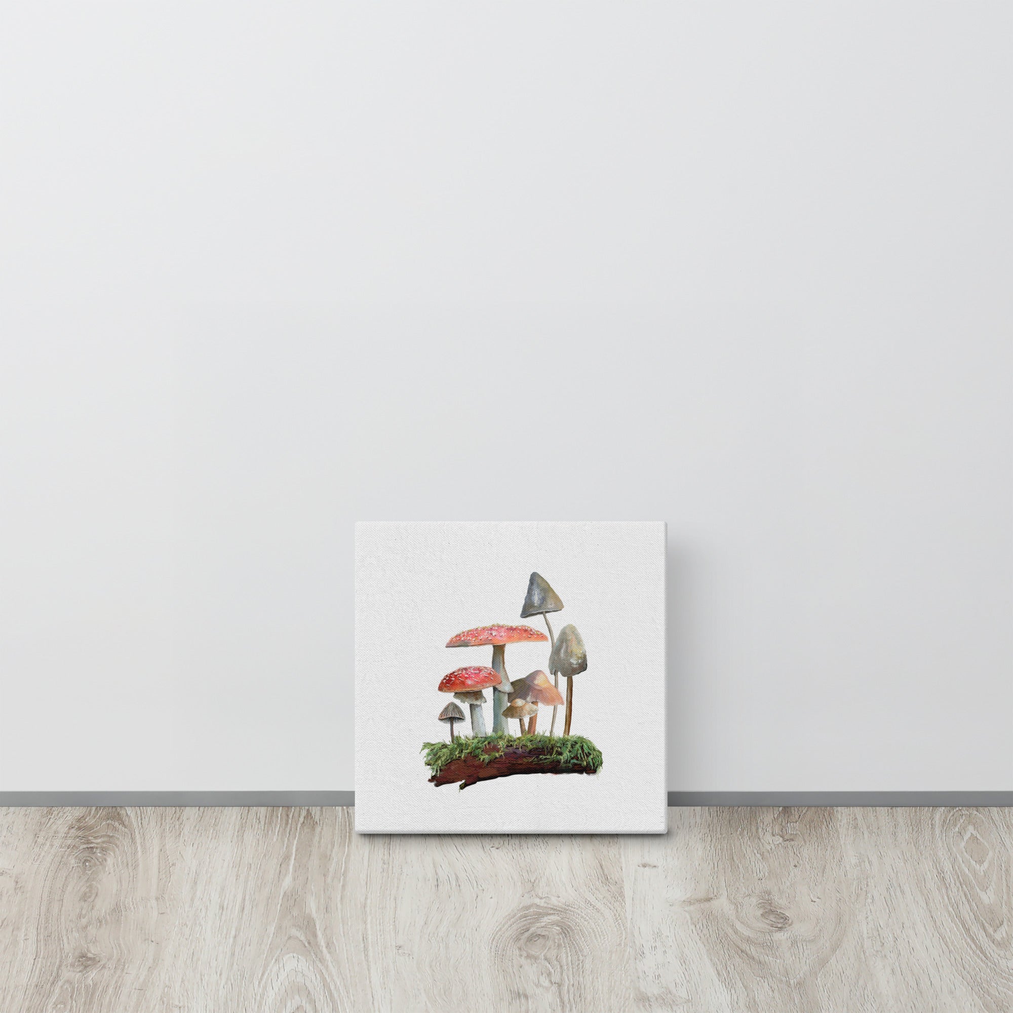 Forest Magic - Mushroom Garden 1 Canvas Wrap