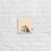 Dog Bunch 1 Canvas Wrap