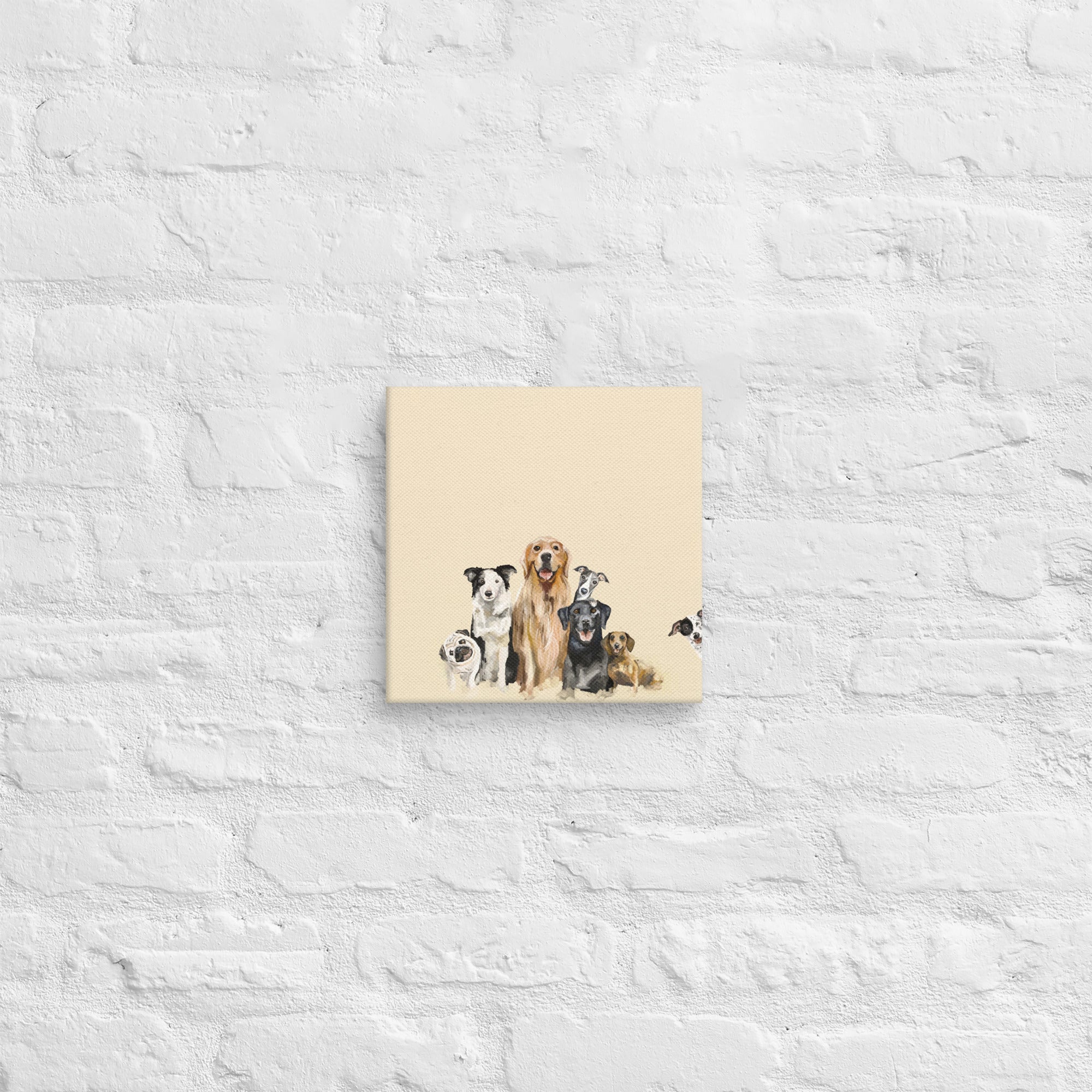 Dog Bunch 1 Canvas Wrap