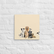Dog Bunch 1 Canvas Wrap