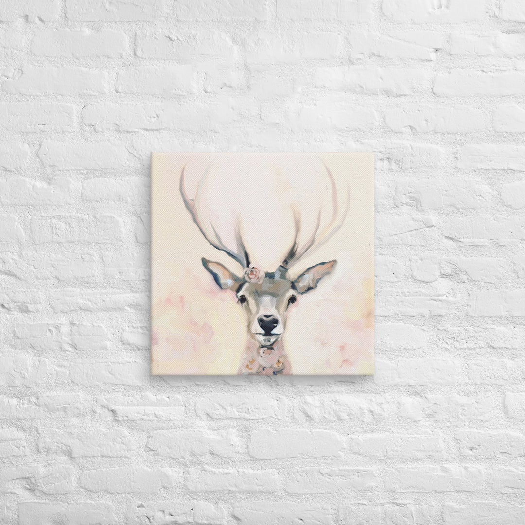 Adored Deer Canvas Wrap