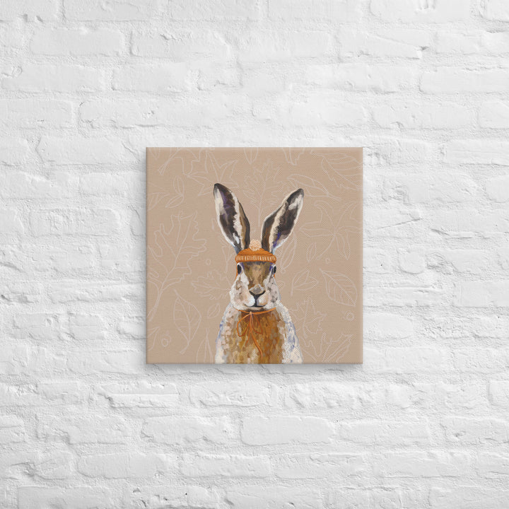 Thankful Bunny Canvas Wrap