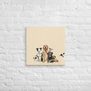 Dog Bunch 1 Canvas Wrap