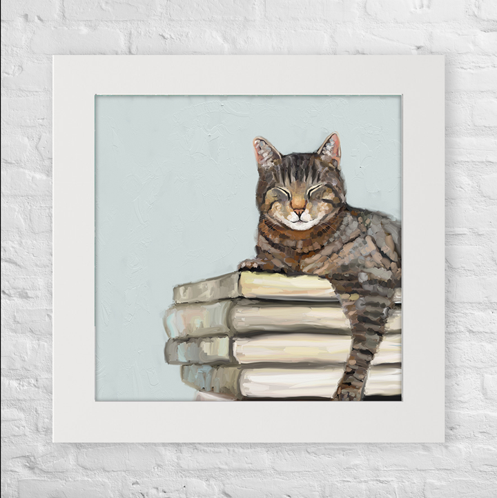 The Cats on Books Happy Square™ Trio