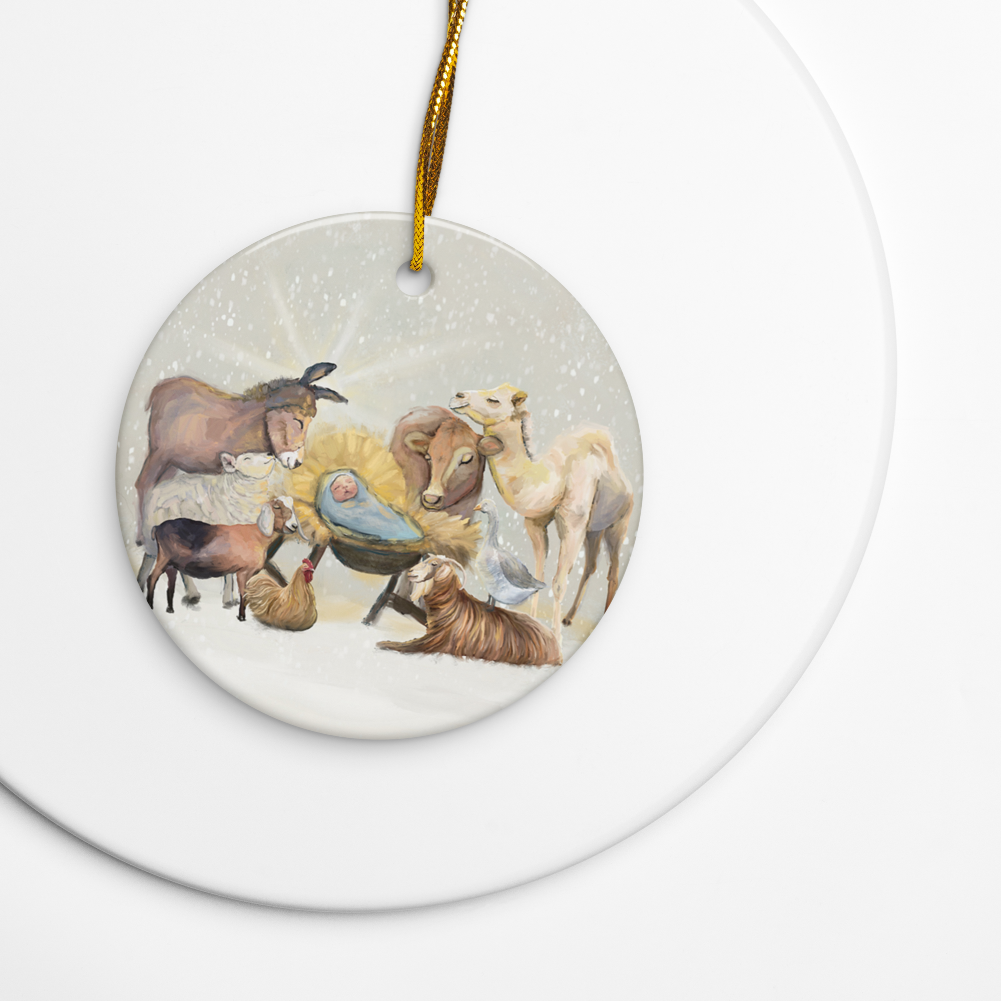 2022 Nativity Ceramic ornament