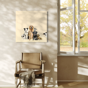 Dog Bunch 1 Canvas Wrap