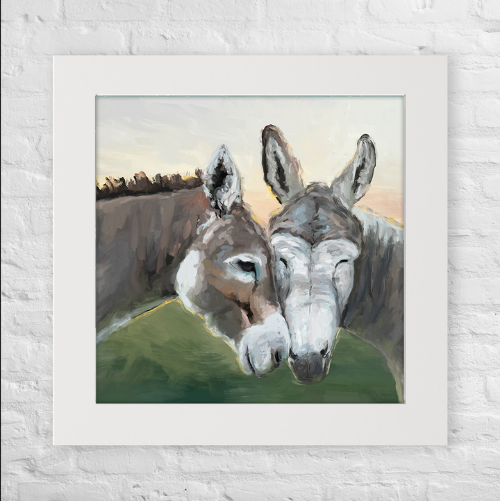 Donkey Besties Happy Square™