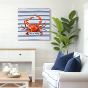 Don't Be Crabby Canvas Wrap