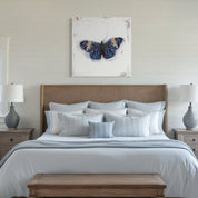 Dreaming in Blue Butterfly Canvas Wrap