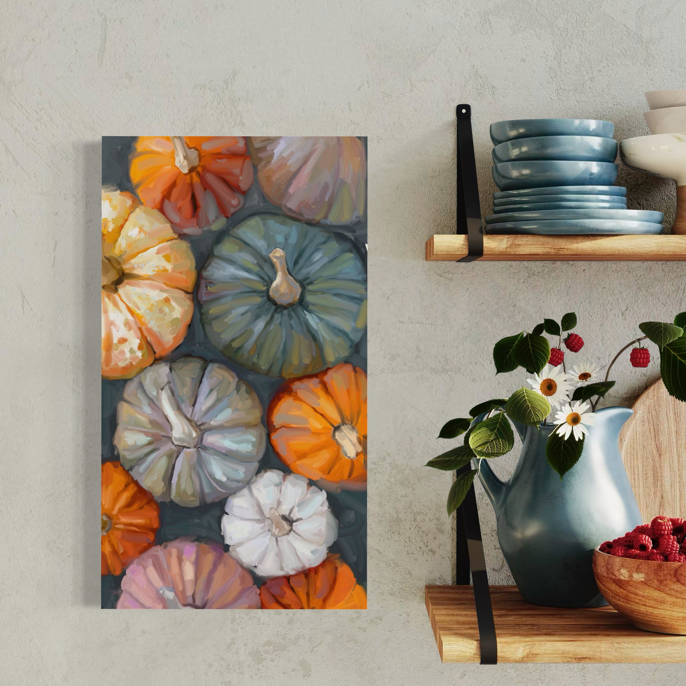 Fall - Pumpkin Patch Canvas Wrap