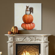 Fall - Squirrel Canvas Wrap