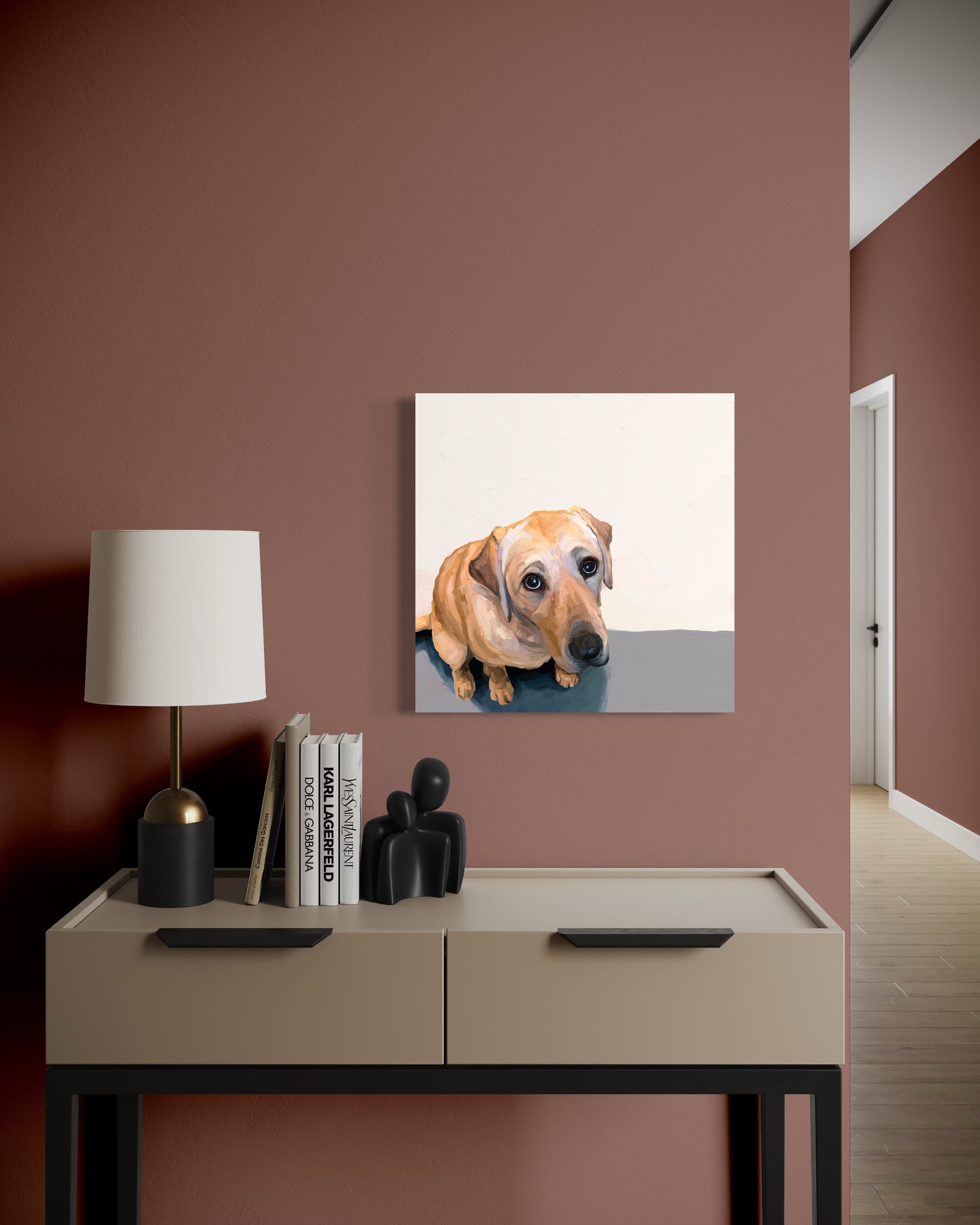 Good Boy Lab Canvas Wrap