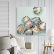 Happy as a Clam 1 Canvas Wrap